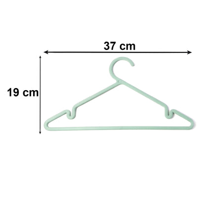Apex Gripi Cloth Hanger Durable Plastic Clothes Hangers For Wardrobe (6 Pc)