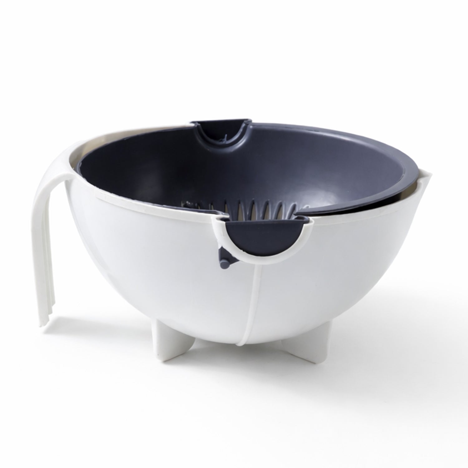 Multipurpose 2 In 1 Vegetable Washing Bowl With Strainer (1 Pc)