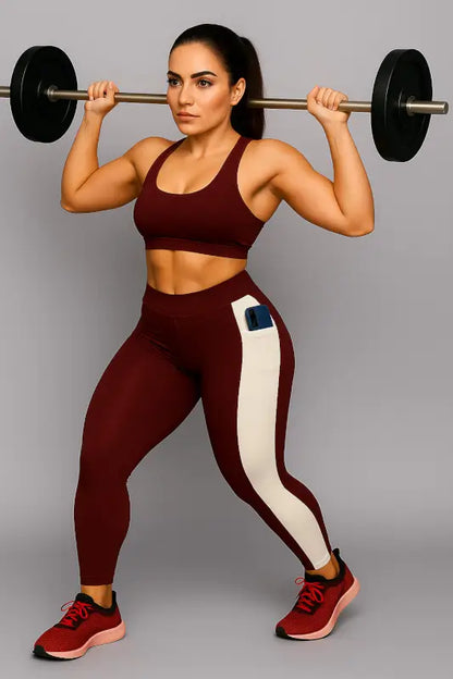 Premium Quality Activewear Yoga Tights | Mid-Waist Gym Pants | Stretchable Workout Wear for Girls or Women