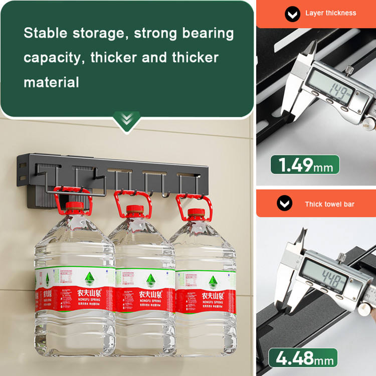 Stainless steel floating kitchen shelf with wall mount knife holder, ideal for modern home decor and organized kitchen storage.