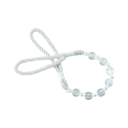 Elegant decorative curtain tieback rope by Wukusy, showcasing a stylish fabric tie with intricate knot design for window dressing.