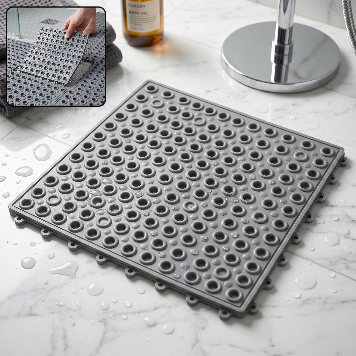Bathroom Anti Skidding Mat  Non Slip Safety For Wet Areas