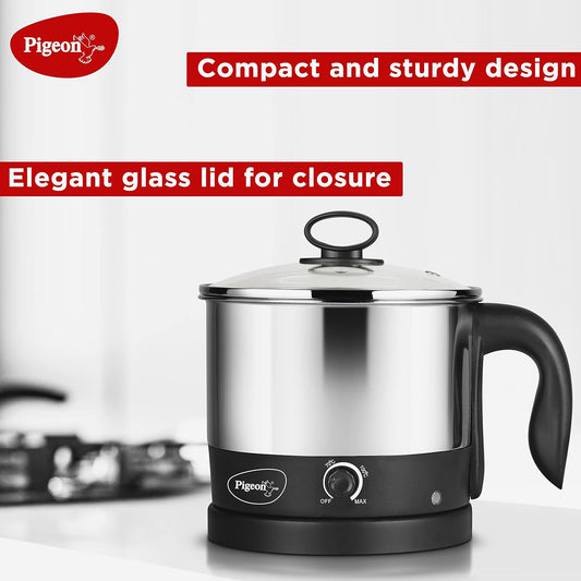 Pigeon Kessel Multi Electric Kettle  (1.2 L, Black)