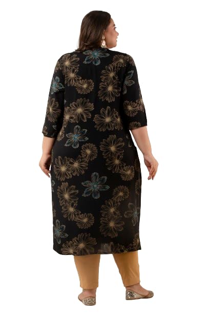Trendy Premium Cotton Mix Plus Size Kurti - 3XL