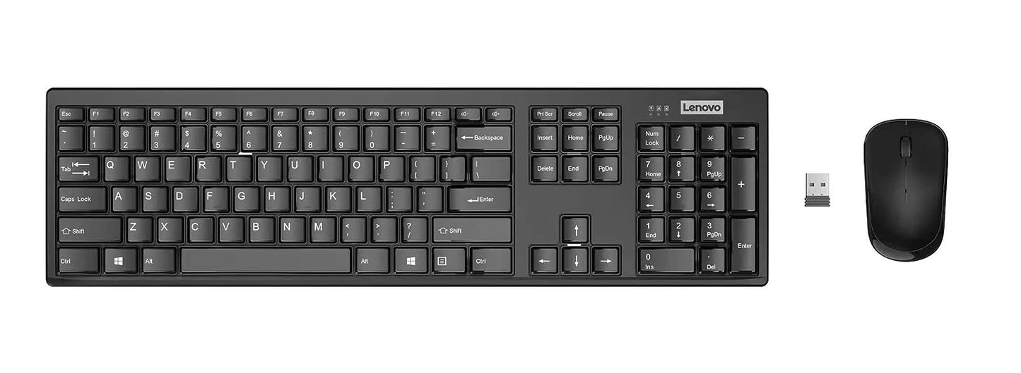 Lenovo KB MICE_BO Wireless Laptop Keyboard  (Black)