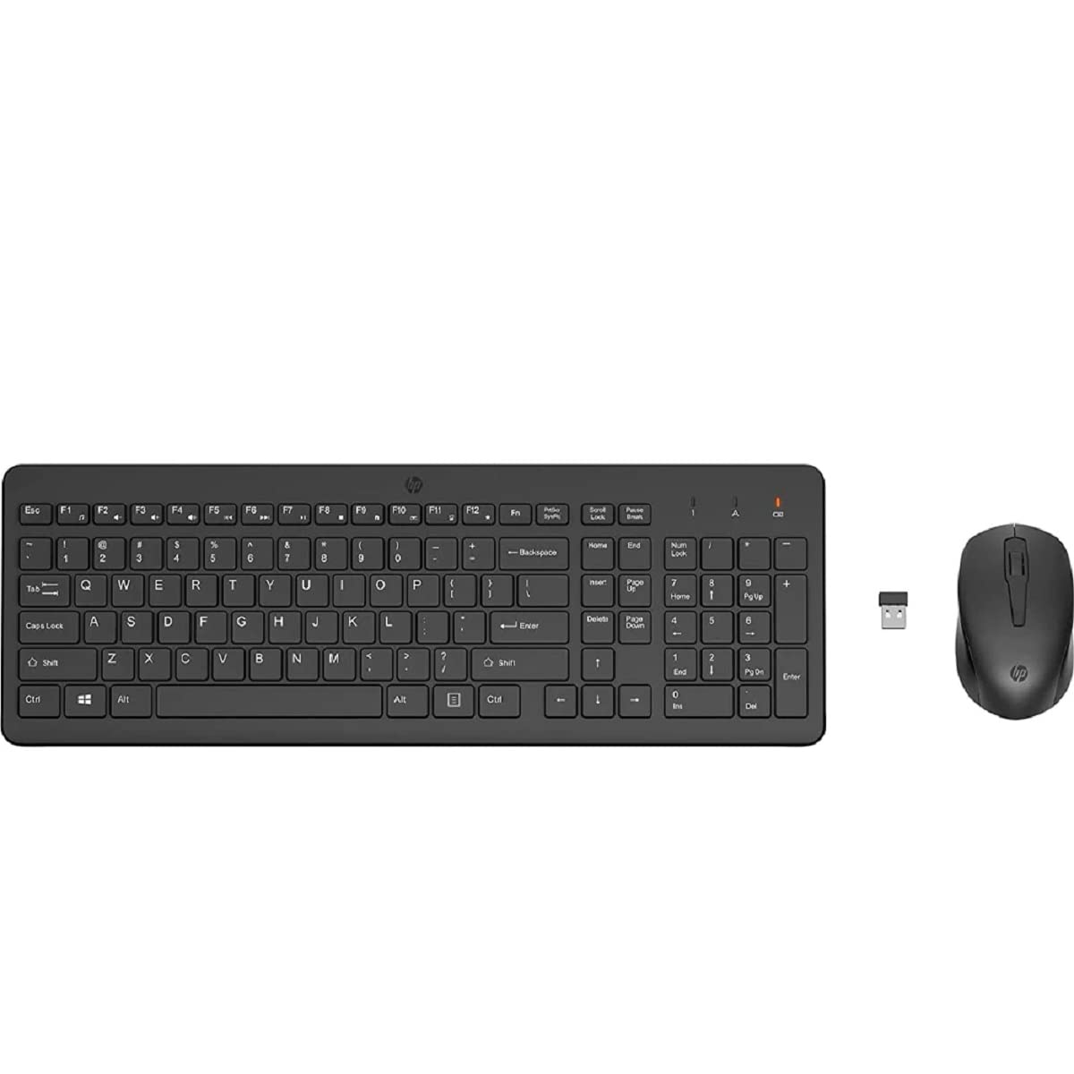 HP 330 Mouse & Keyboard Combo Wireless Desktop Keyboard  (Black)