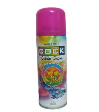 Cock Brand Colour Snow Spray Pack of 2 | Multicolor Party Celebration Spray