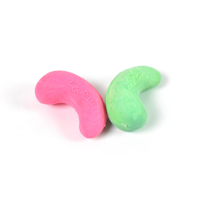 Wukusy office cashew nut-shaped rubber eraser in mixed colors, designed for precise erasing and comfortable grip.