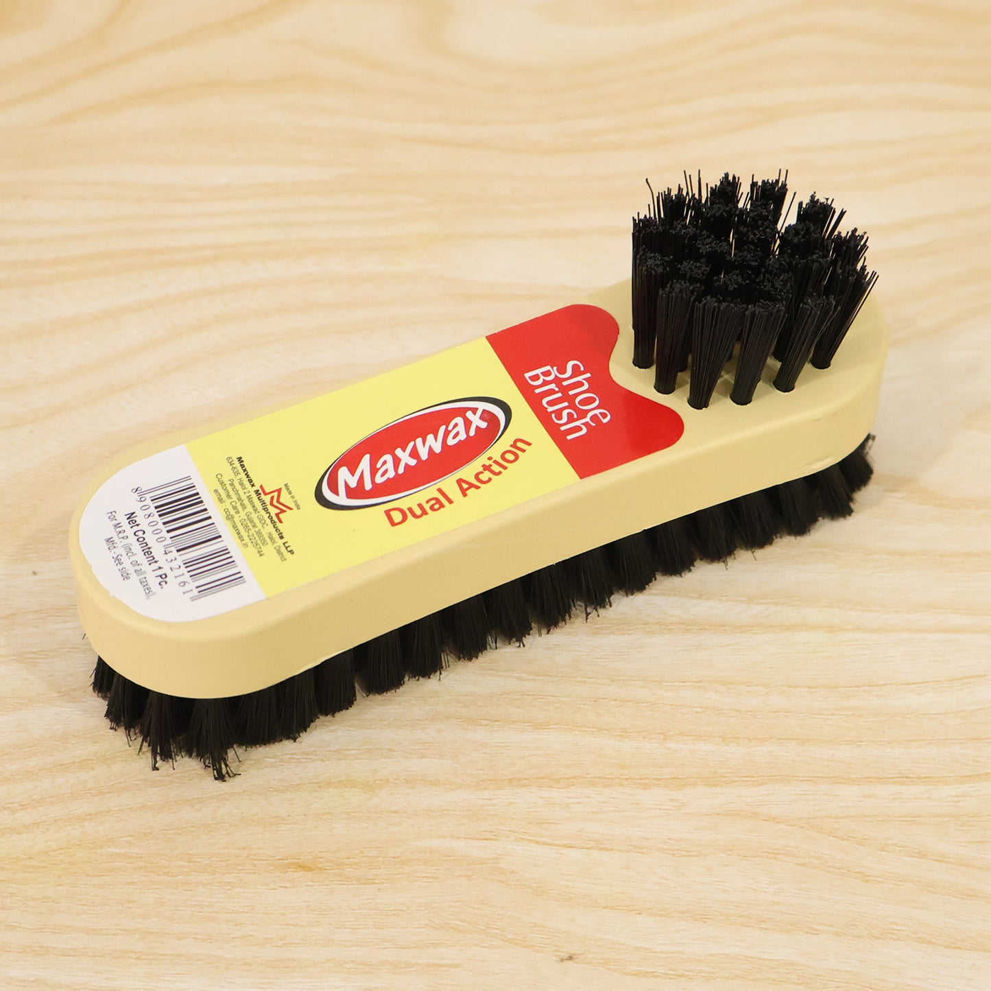 Maxwax Dual Action Shoe Cleaning Brush 2 In 1 (1 Pc)