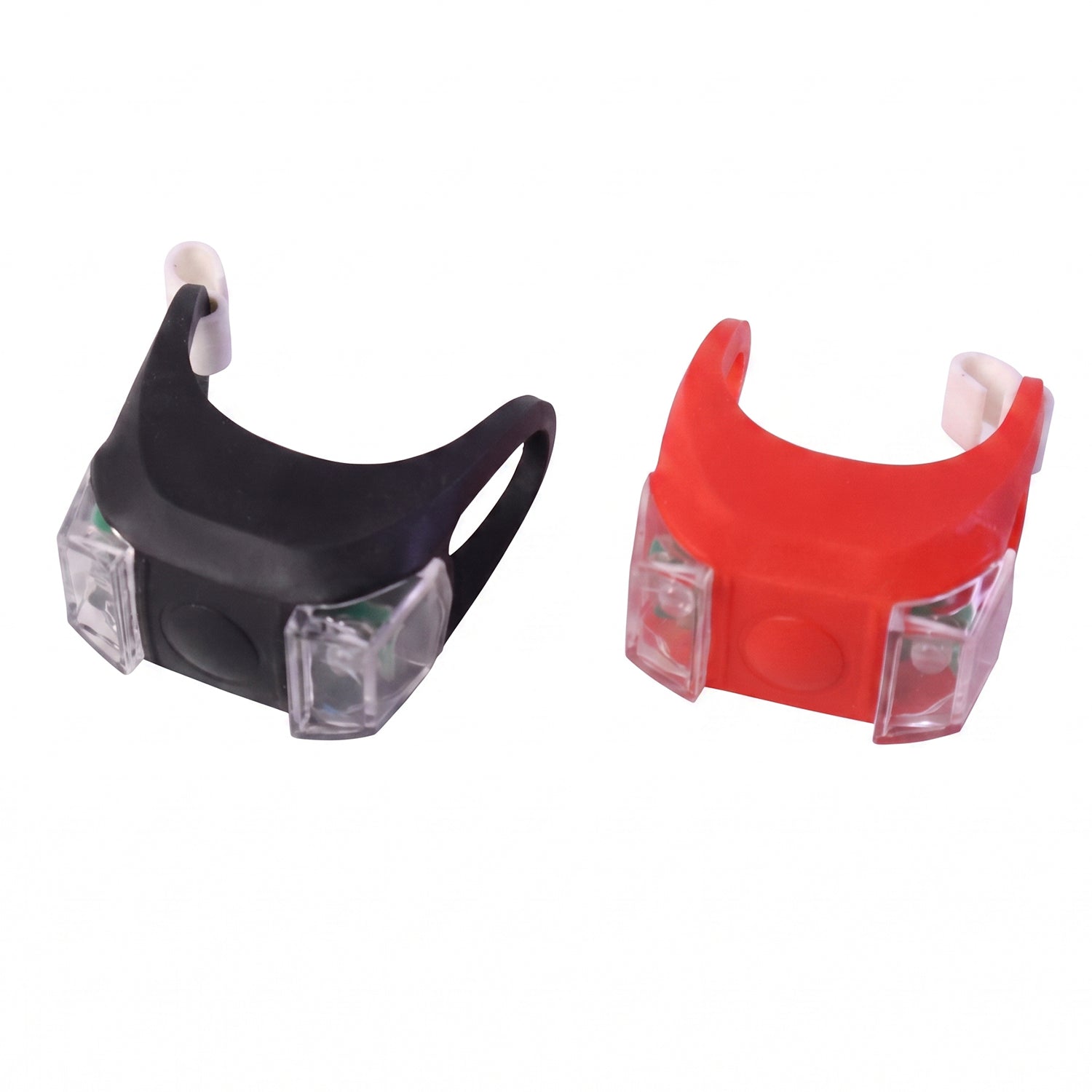 Silicone Led Bike Safety Light Set For Front And Rear Bicycle Visibility (2 Pc)