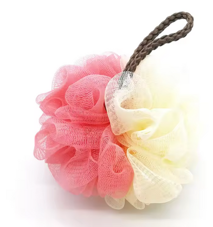 Large Bath Loofah Sponge Scrubber Exfoliator for High Lather Cleansing Multicolor