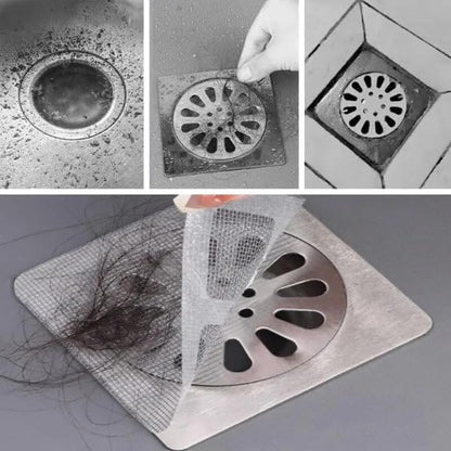 Large Upgraded Drain Cover Hair Catcher (Pack of 10)