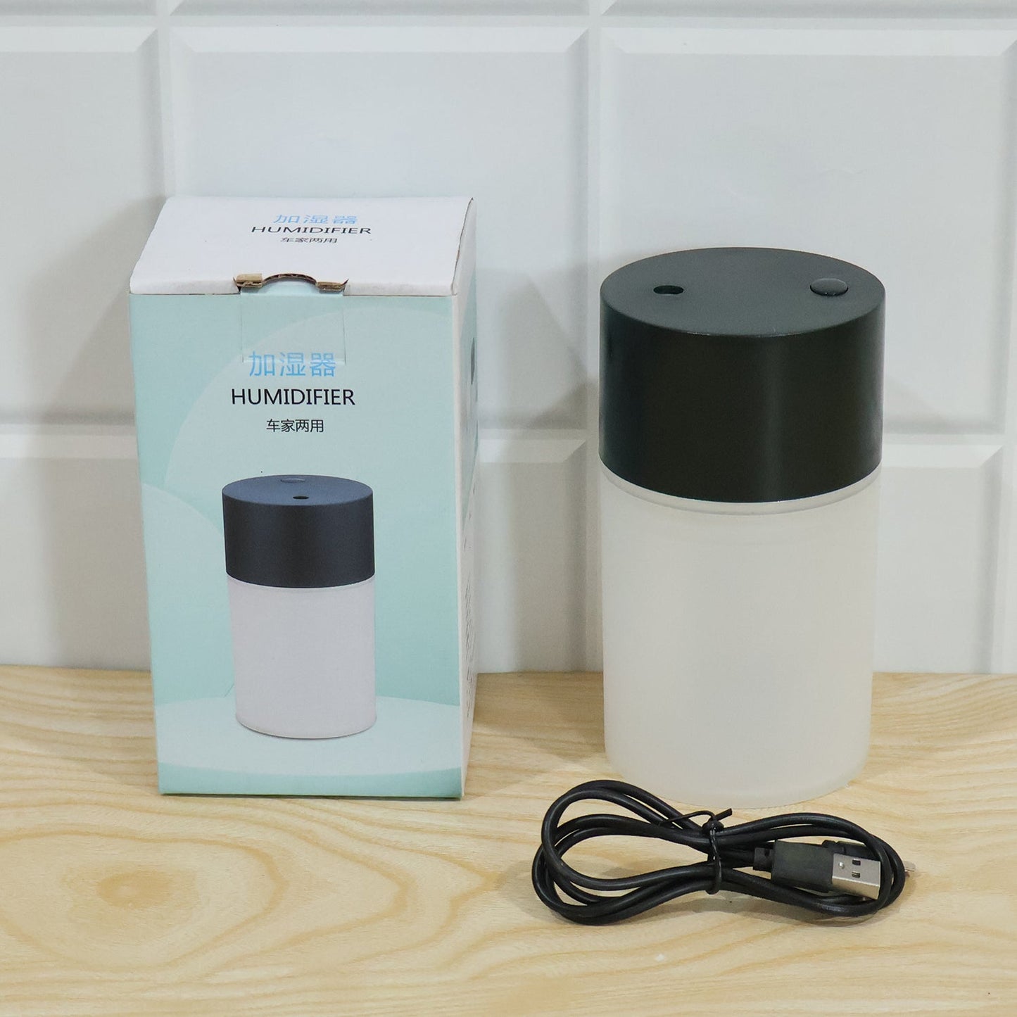 Portable Mini Usb Air Humidifier For Home Office Bedroom Car And Desk Use (1 Pc)