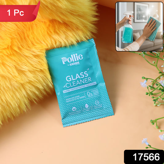 Wukusy Pollic Kadam concentrated glass mirror cleaner sachet, 15g, for home improvement and cleaning glass surfaces effectively.