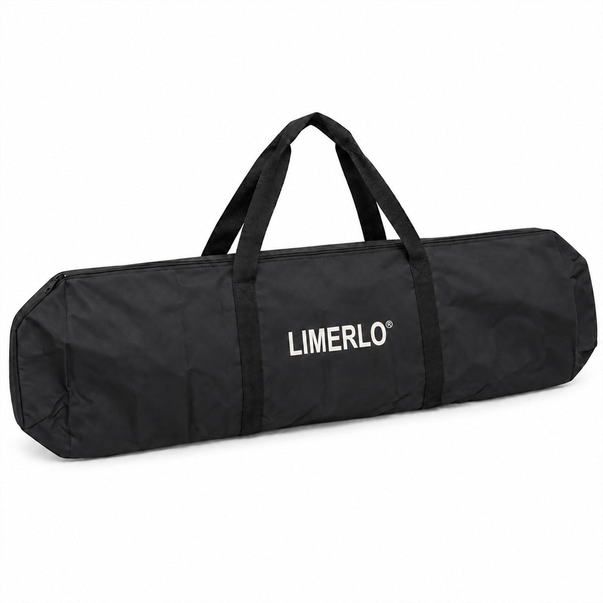 Large Wukusy sports kit bag with full zip closure, carry handles, measuring 113x34 cm, ideal for gym or sports gear.