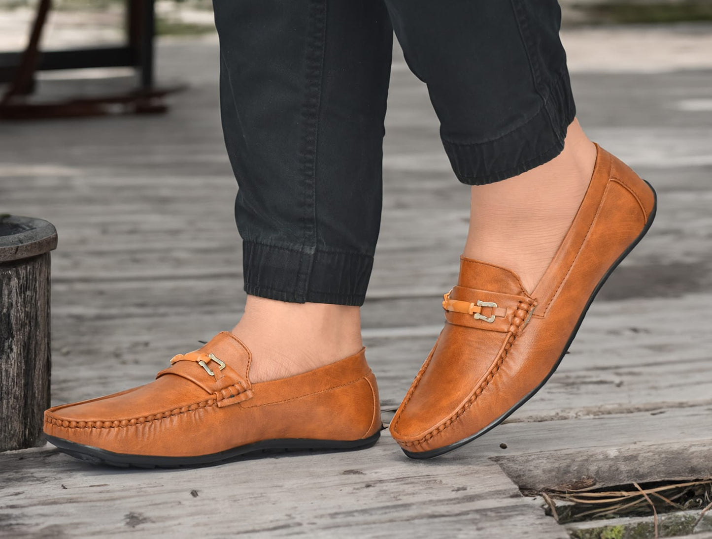 Men's loafer shoes from Drpshippr's Men's Collection, stylish leather loafers with slip-on design and classic detailing.