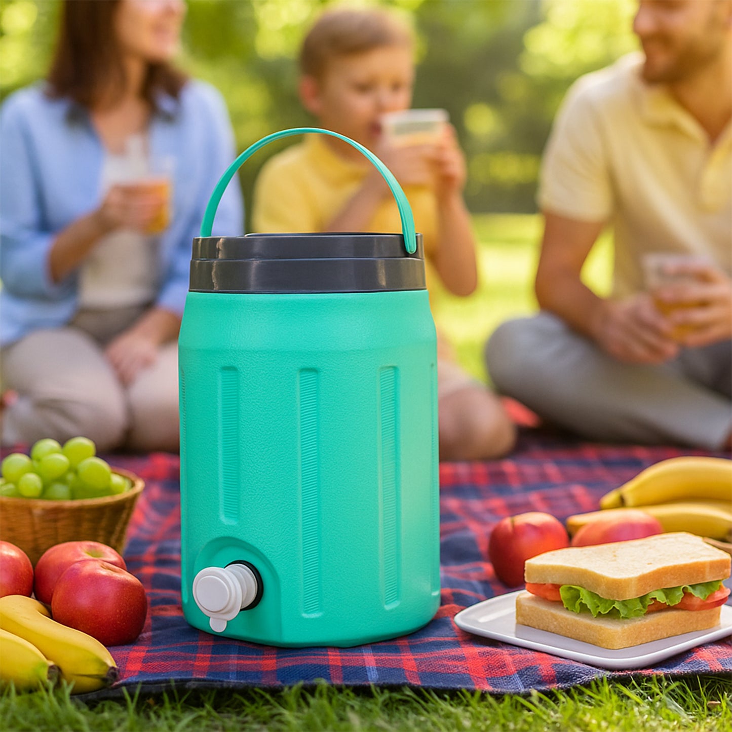 Wukusy insulated 5.5 L water jug for home improvement, with a large capacity and durable design for water storage.