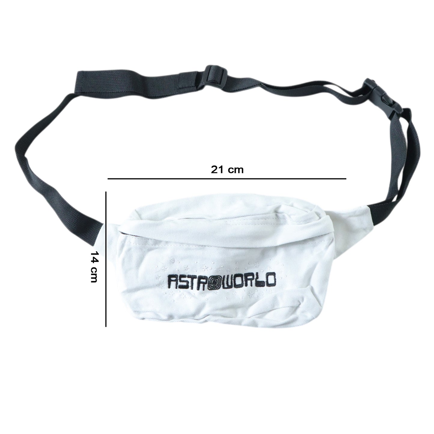 Adjustable Waist Bag Crossbody Sling Bag (1 Pc 21 X 14 Cm)