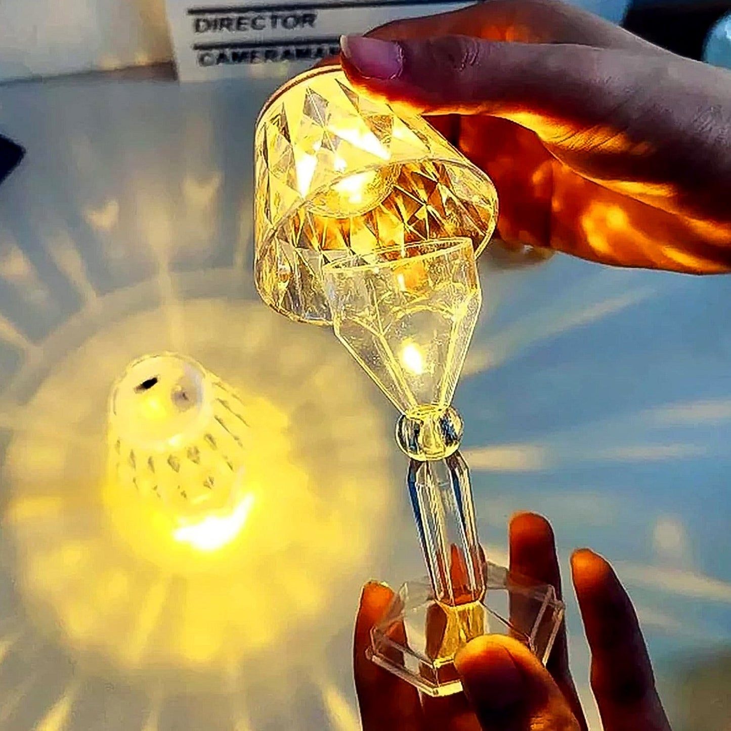 Led Table Lamp Mini Projection Lamp For Night Light (1 Pc)