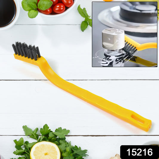 Wukusy mini nylon wire brush for cleaning, with a small handle and durable bristles, ideal for kitchen and household use