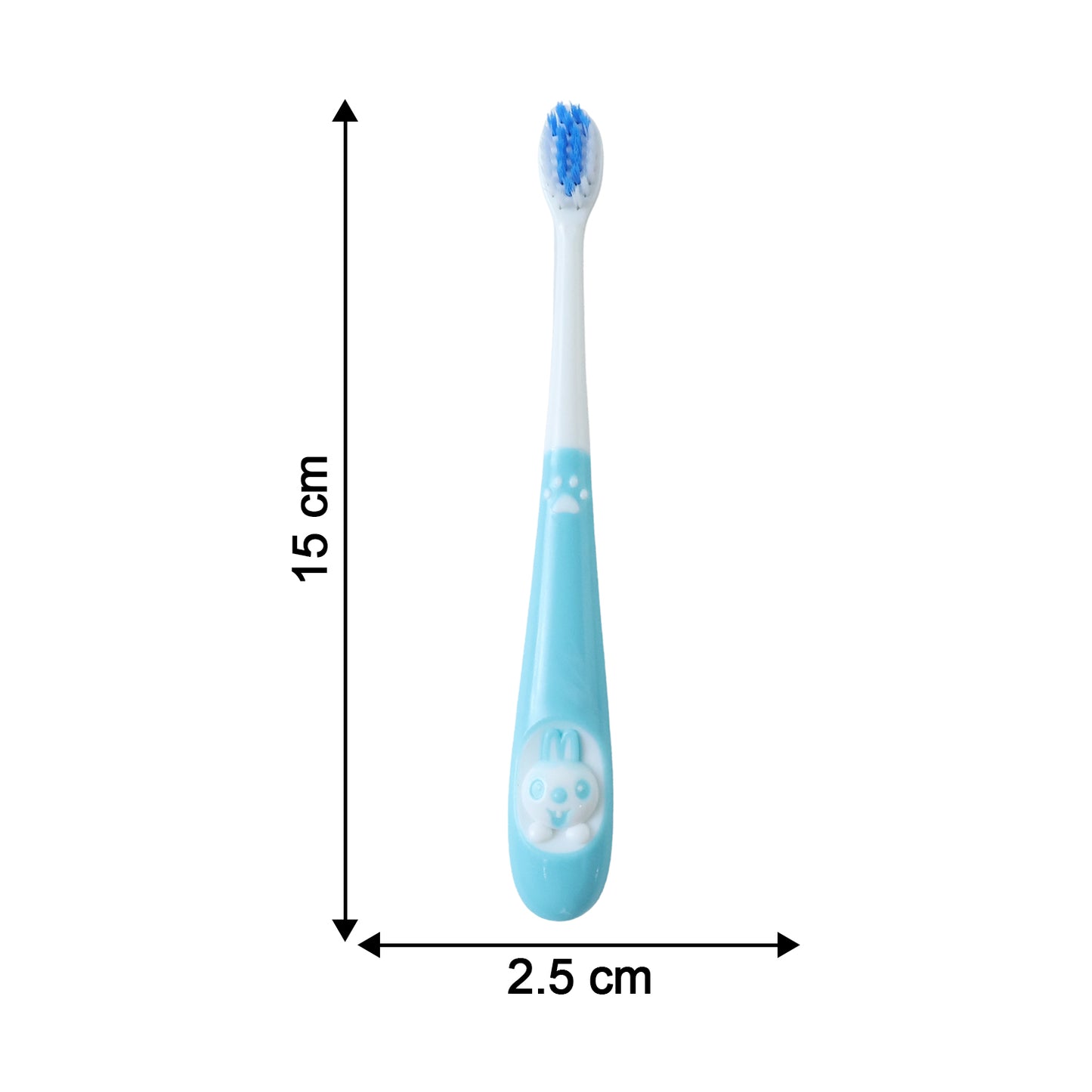 2 In 1 Kids Toothbrush With Cartoon Watch Toy (2 Pc Set)