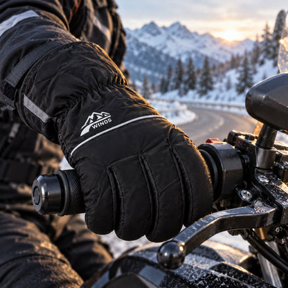 Wukusy multipurpose winter hand gloves with plush lining and textured grip in assorted colors, designed for warmth and grip.