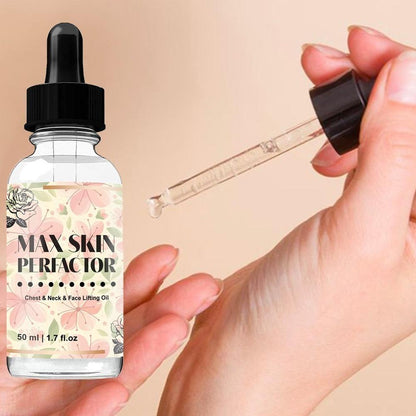 Two bottles of Drpshippr Max Skin Perfector Express Rejuvenation Serum 50ml for brightening and skin revitalization.