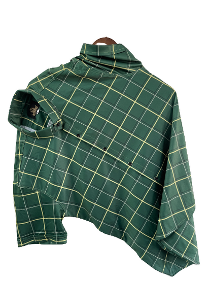 Men Regular Fit Checkered Ribbed Collar Casual Shirt