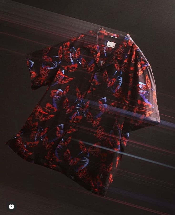 Men Regular Fit Printed Cut Away Collar Casual Shirt