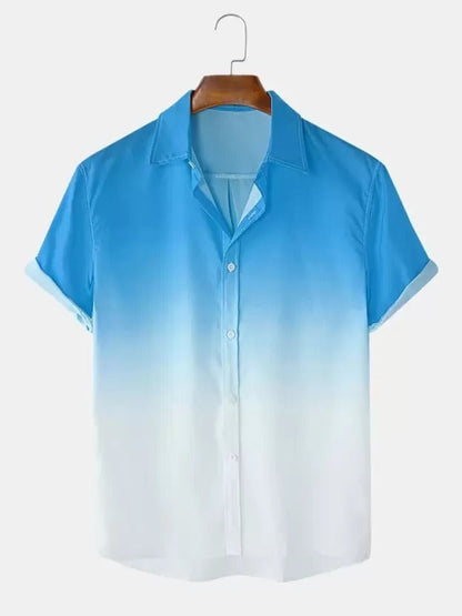 Men's regular fit casual shirt from Drpshippr with self-designed pattern, featuring a stylish and comfortable fit.