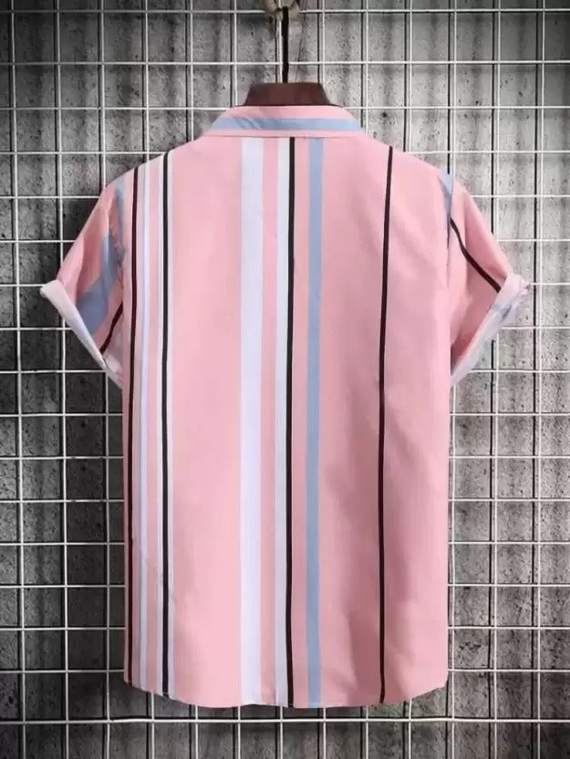 Men's casual checkered shirt with ribbed collar, super slim fit from Drpshippr's men's collection, ideal for a stylish, relaxed look.