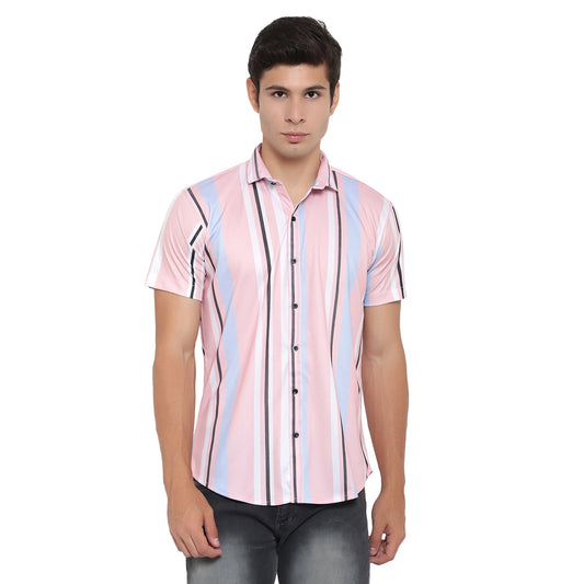 Men's slim fit checkered casual shirt with ribbed collar from Drpshippr's men's collection, perfect for everyday wear.