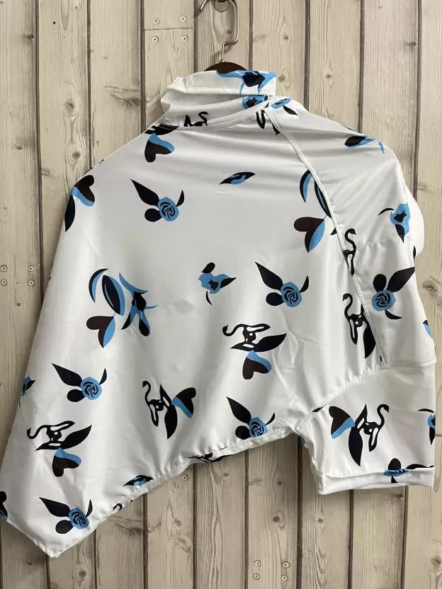 Men's casual shirt from Drpshippr with a regular fit, super slim fit, printed design, and ribbed collar.