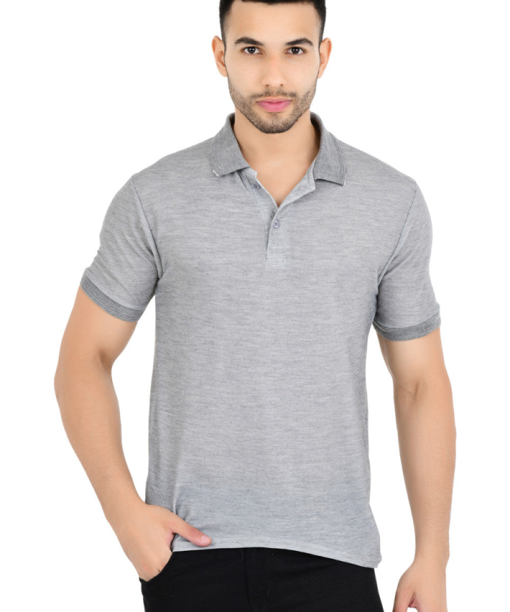 Men Solid Polo Neck Multicolor T-Shirt Pack of 4