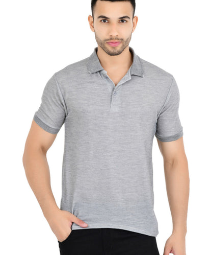 Men Solid Polo Neck Multicolor T-Shirt Pack of 4