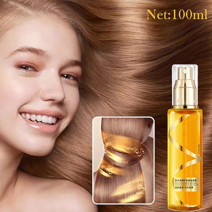 Men's and Women's Moisturizing Silky Hair Oil Perfume Hair Care Essential Oil Spray (Pack of 1)