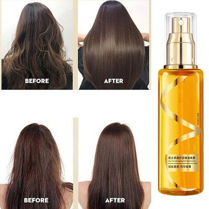 Men's and Women's Moisturizing Silky Hair Oil Perfume Hair Care Essential Oil Spray (Pack of 1)
