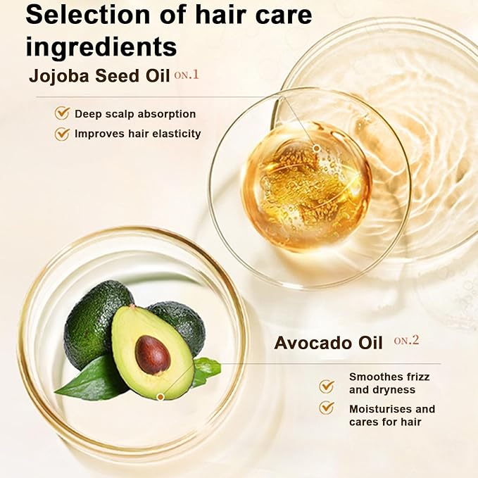 Men's and Women's Moisturizing Silky Hair Oil Perfume Hair Care Essential Oil Spray (Pack of 1)