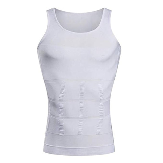 Mens Body Shaper Slimming Vest, Men's Compression Base Layer Slim Compression Muscle Tank Shapewear