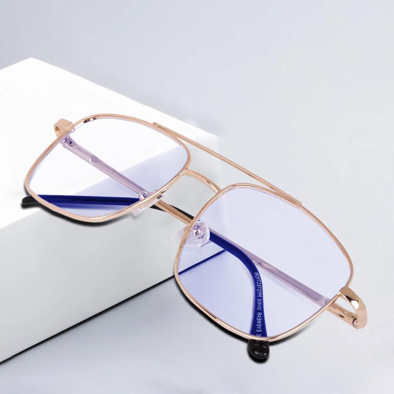 Men's gold sunglasses from Drpshippr Men's Collection, stylish eyewear with gold-tone frames and dark lenses.