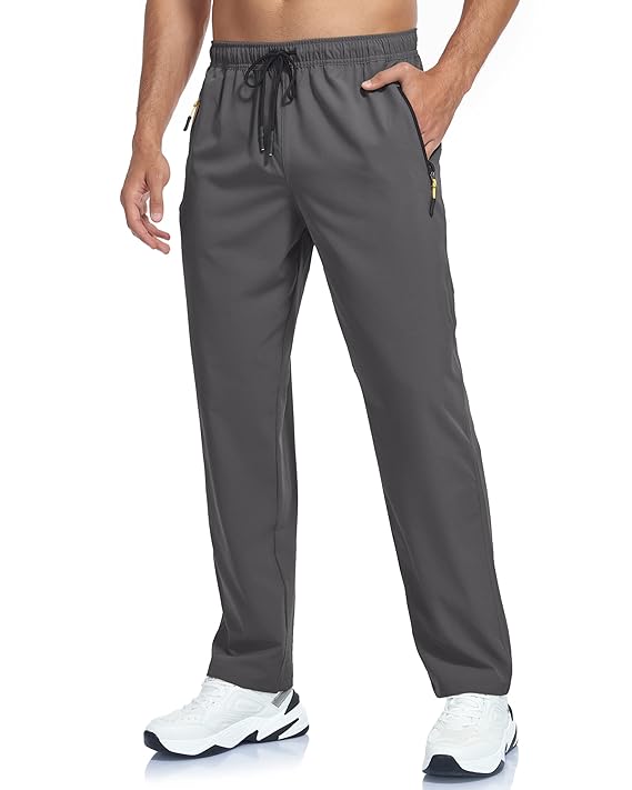 Men's Lightweight Pants Breathable Quick Dry Fit Waterproof Jogger Pant