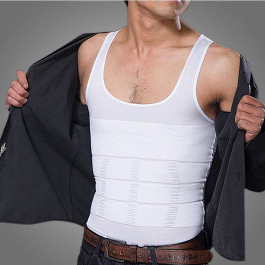 Men's Nylon Breathable Elastic Compression Vest