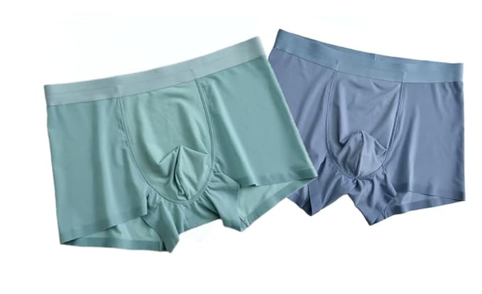 Multicolor men's boxer briefs by Dropdash, pack of 3, featuring comfortable elastic waistband and soft fabric for everyday wear.