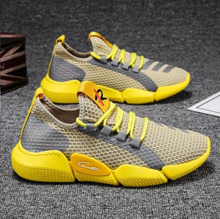 Men's sports shoes by Drpshippr featuring a sleek design suitable for outdoor sports and athletic activities.