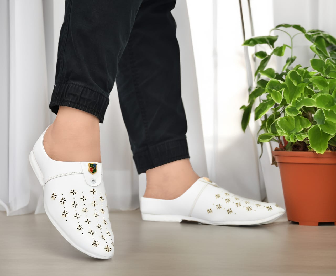 Men's stylish half loafers shoes from Drpshippr, featuring a sleek design and comfortable fit in a casual footwear style.