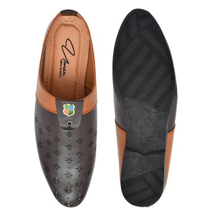 Men's Stylist Half Loafers Shoes from Drpshippr, showcasing sleek leather design and classic slip-on style for men's fashion.