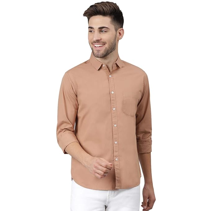 Black Men's Slim Fit Shirt
