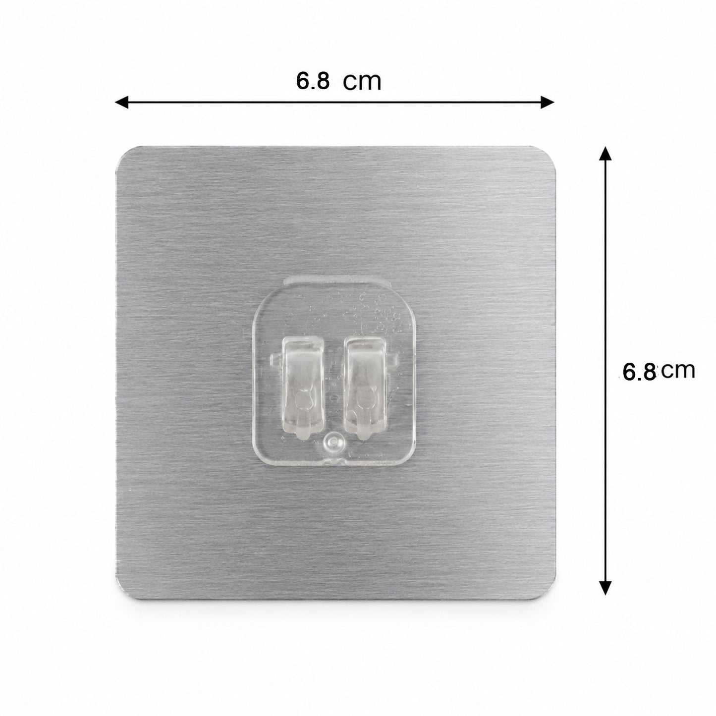 Self-adhesive Transparent Wall Hook Punch-free Strong Sticky Holder (1 Pc)