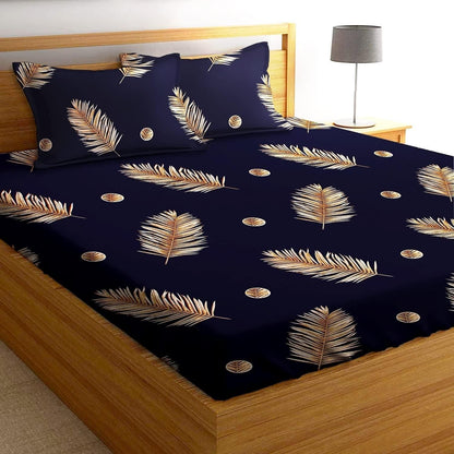 Microfiber Elastic Fitted Double Bedsheets