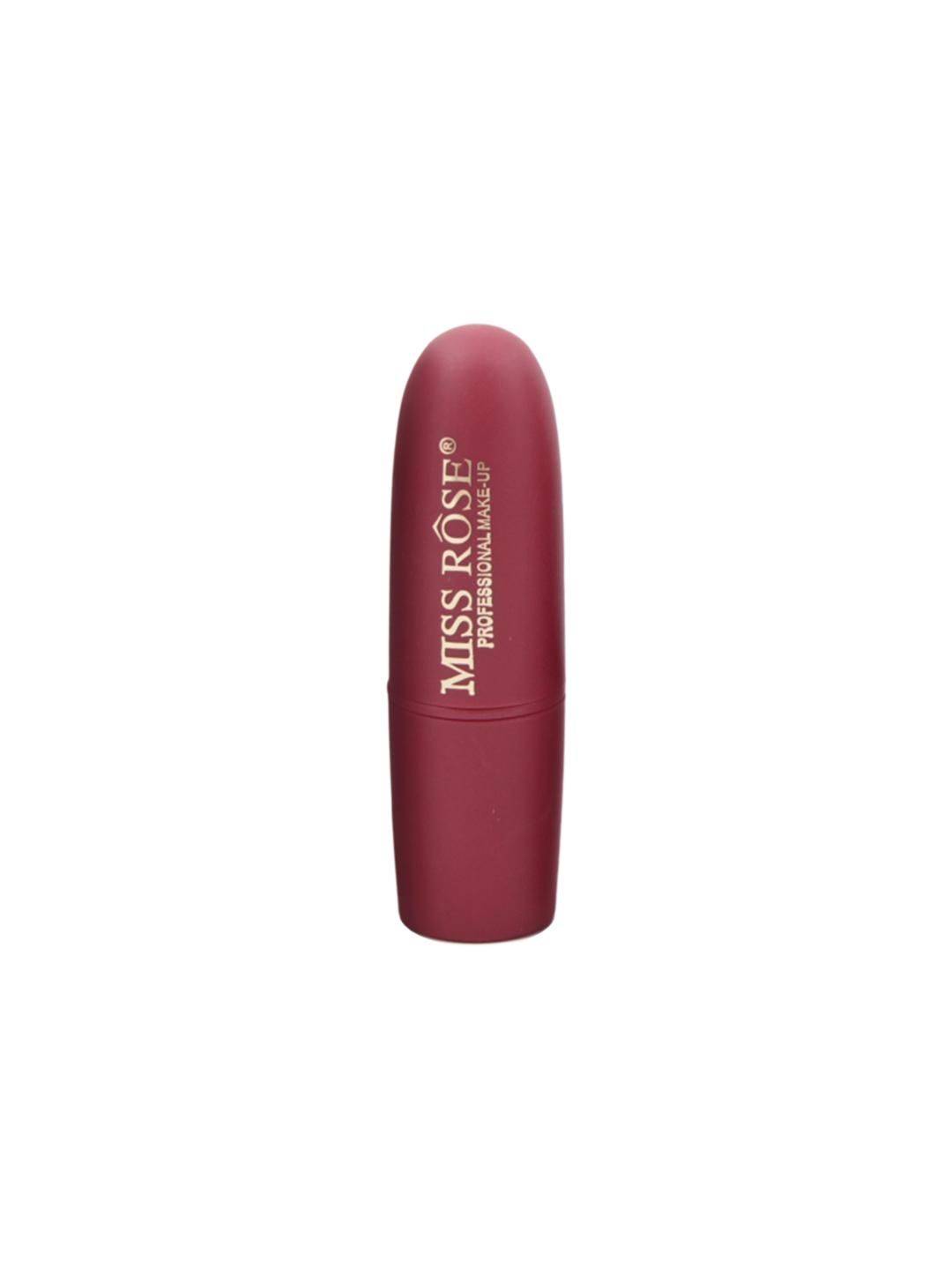 Miss Rose Matte Finish Bullet Lipstick in Kiss Me Stupid shade, creamy lipstick with rich color, by Drpshippr.